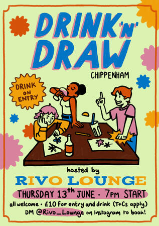 Drink N Draw poster